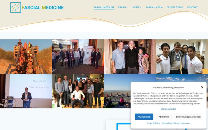 Screenshot of fascial-medicine.de