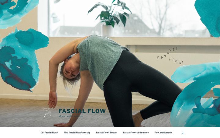 Screenshot of fascialflow.dk
