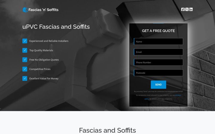Screenshot of fascias-n-soffits.com