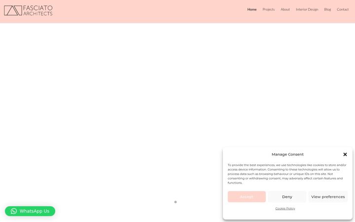 Screenshot of fasciato.co.uk