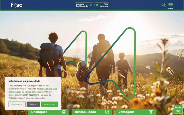 Screenshot of fascprev.com.br