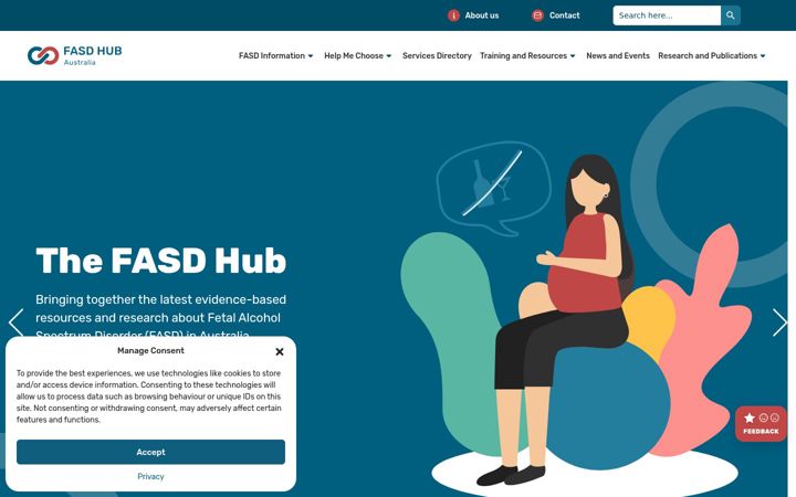 Screenshot ta' fasdhub.org.au