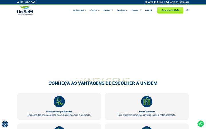 Ekraanipilt saidist fasem.edu.br