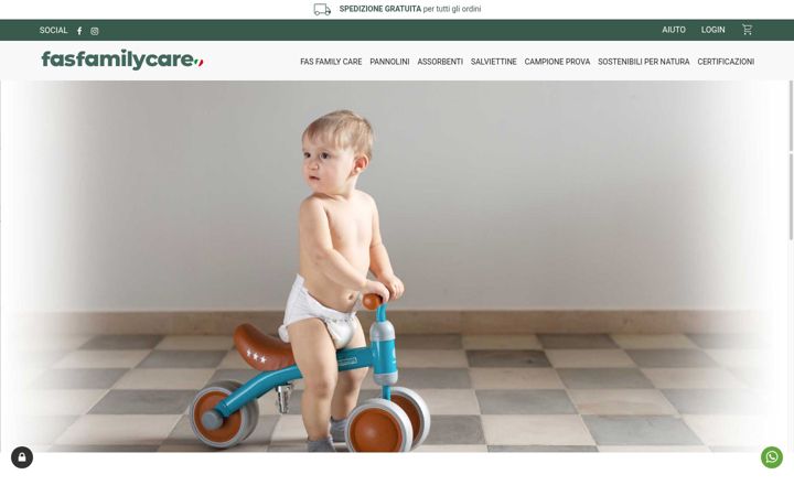 Screenshot of fasfamilycare.it