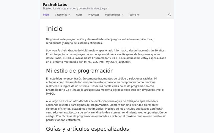 Screenshot of fashehlabs.com