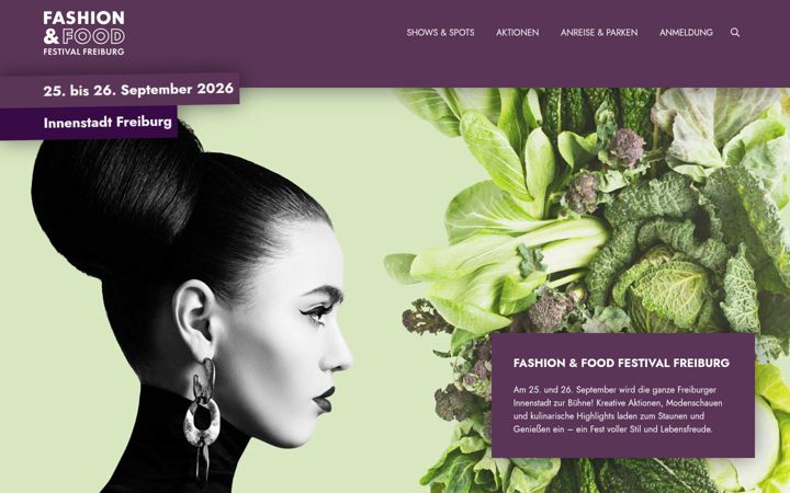 Screenshot of fashion-food-festival.de