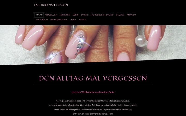 Screenshot of fashion-nail-design.de