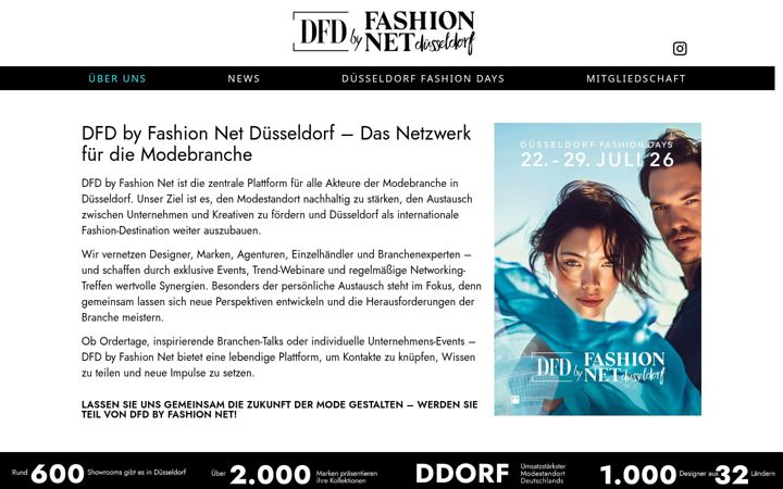 Screenshot of fashion-net-duesseldorf.de