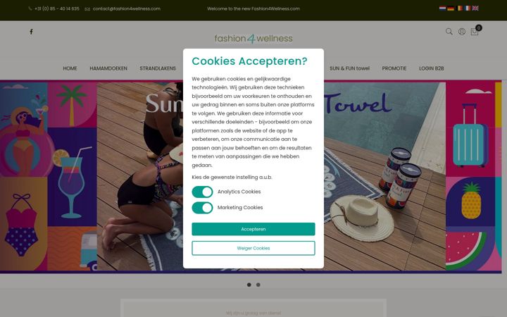 Screenshot of fashion4wellness.com