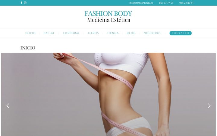 Skærmbillede af fashionbody.es