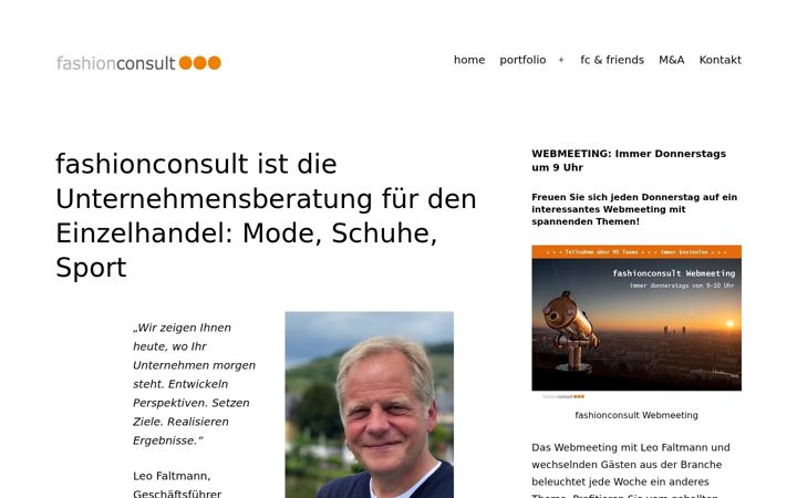 Screenshot of fashionconsult.de