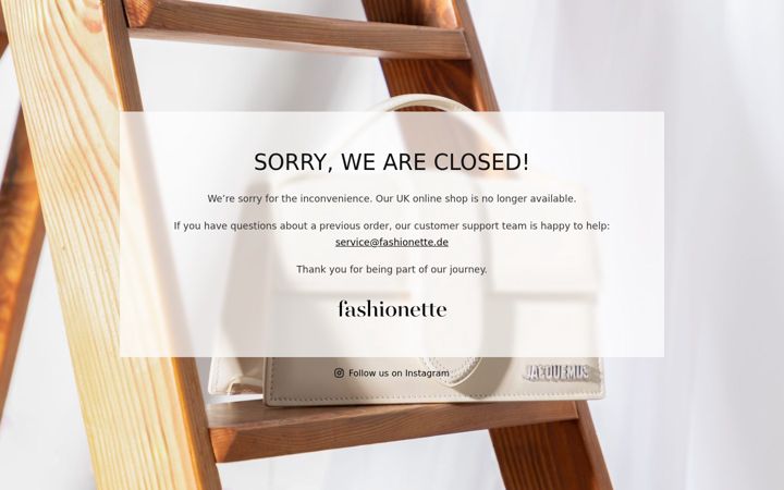 Screenshot of fashionette.co.uk