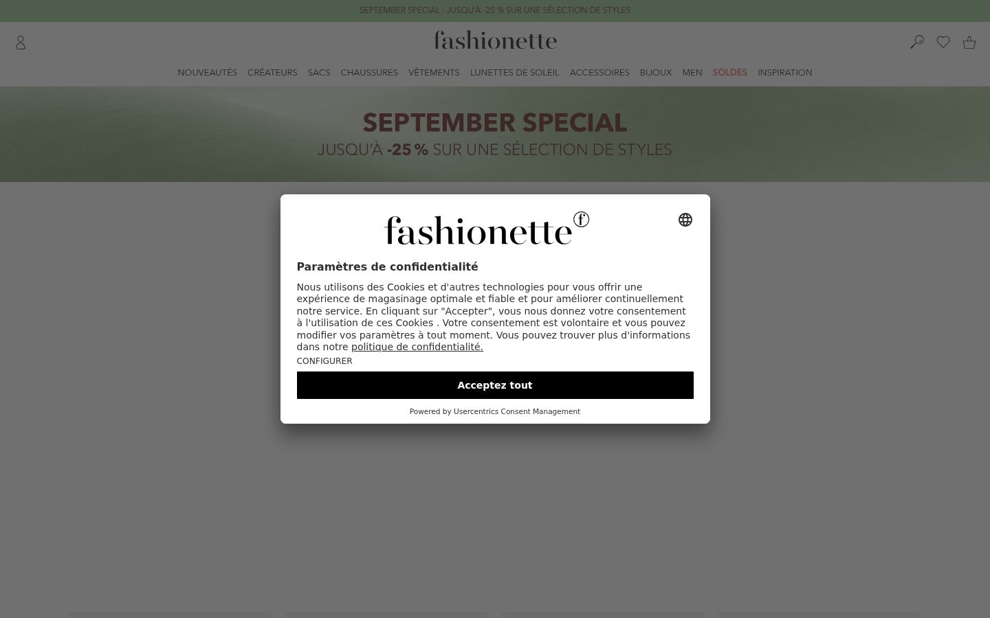 Screenshot tal-banner tal-kunsens muri qabel kwalunkwe interazzjoni