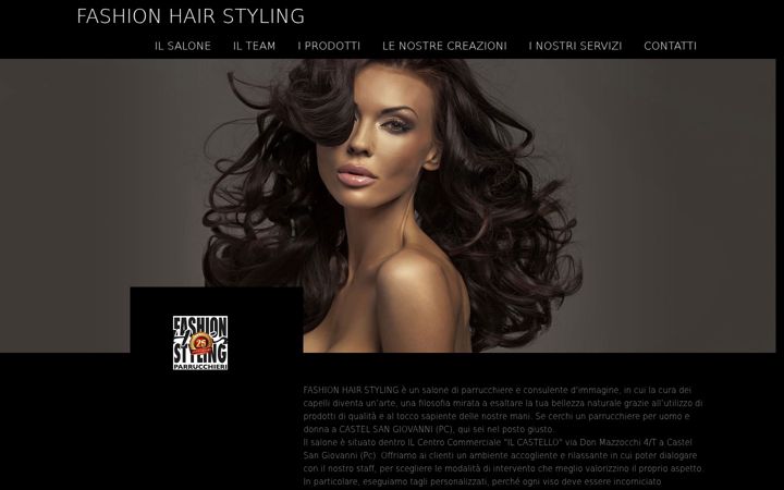 Screenshot of fashionhairstyling.com