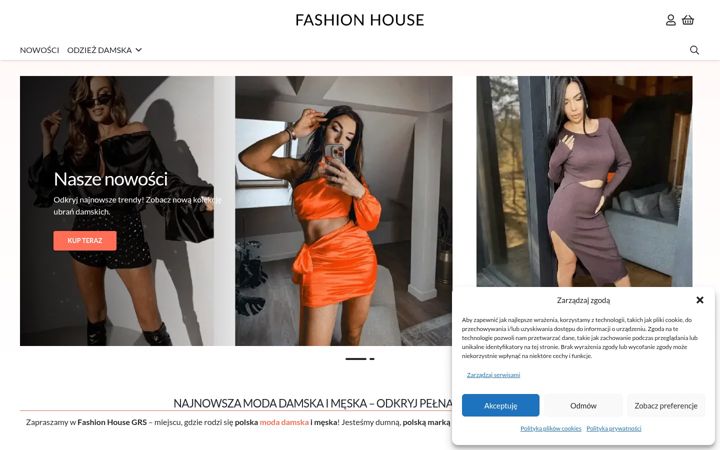 Screenshot of fashionhousegrs.pl