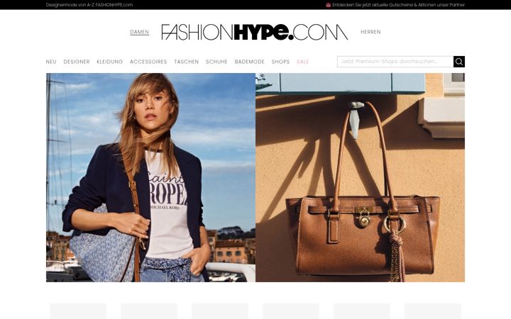 Екранна снимка на fashionhype.com