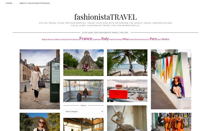 Screenshot of fashionistatravel.net