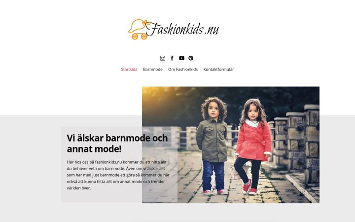 Screenshot of fashionkids.nu