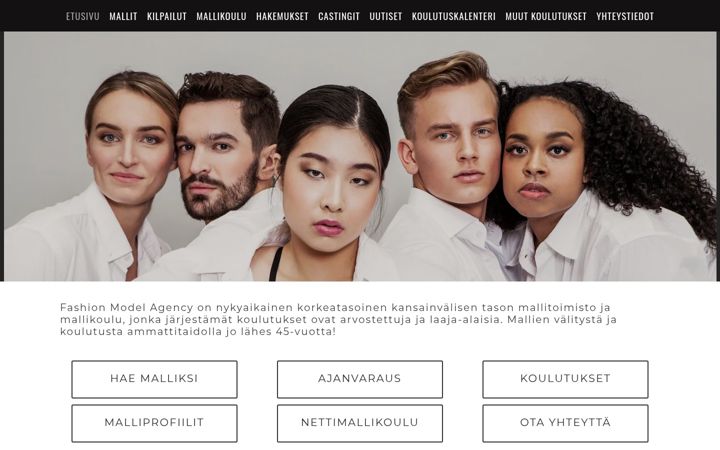 Screenshot του fashionmodel.fi
