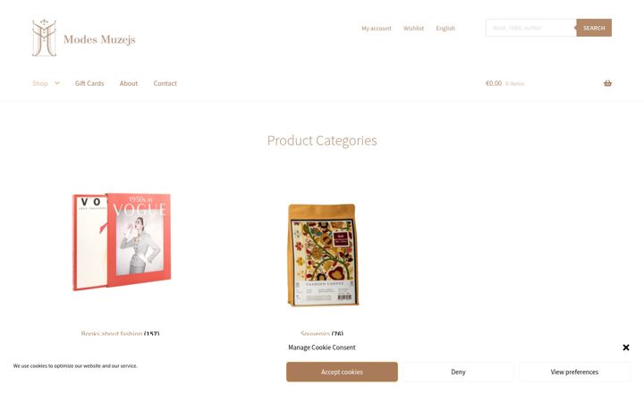 Screenshot of fashionmuseum.shop