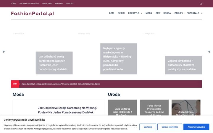 Screenshot of fashionportal.pl