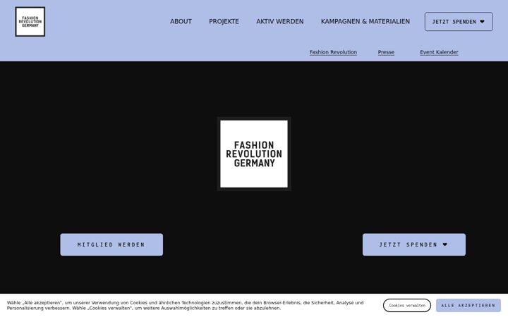 Screenshot stránky fashionrevolutiongermany.de