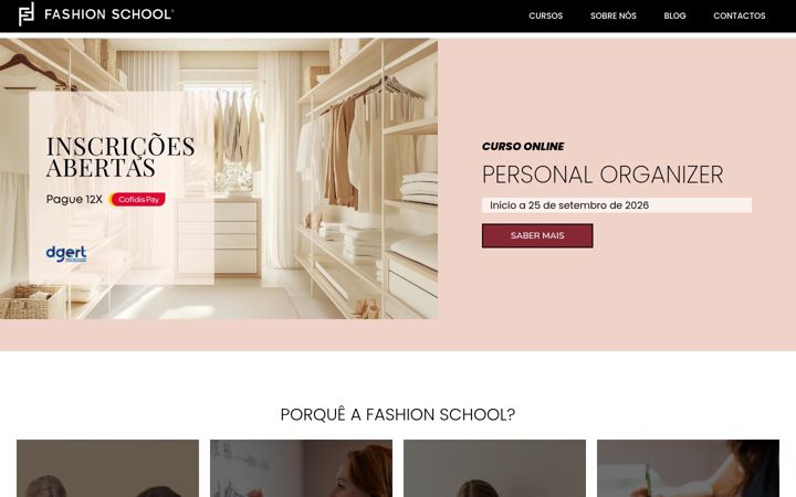 Screenshot του fashionschool.pt