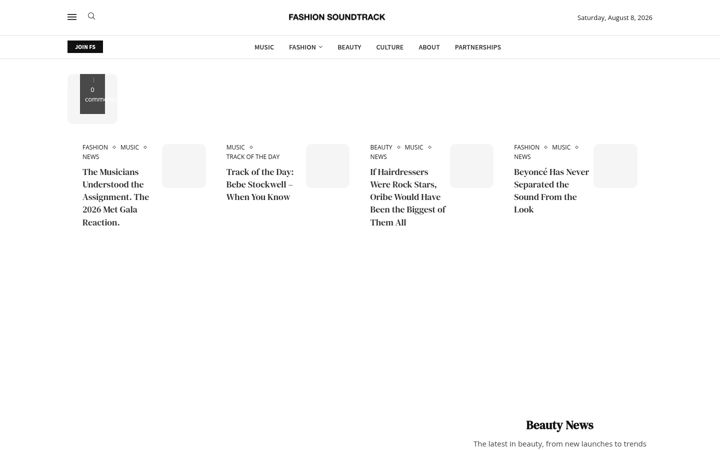 Screenshot of fashionsoundtrack.co.uk