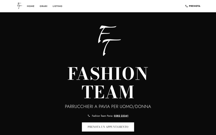 Screenshot of fashionteampavia.it