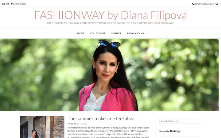 Screenshot of fashionway.blog
