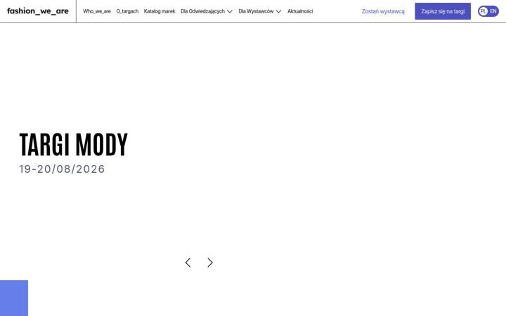 Captură de ecran a fashionweare.com
