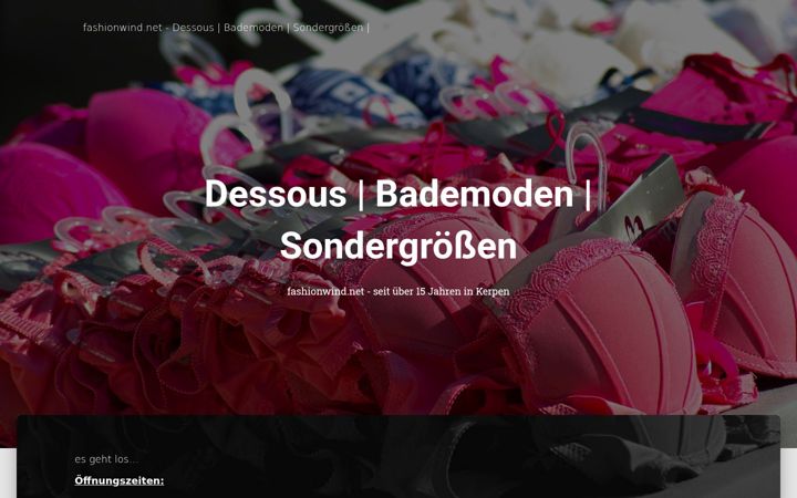 Screenshot of fashionwind.net
