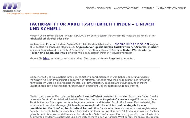Screenshot of fasi-in-der-region.de