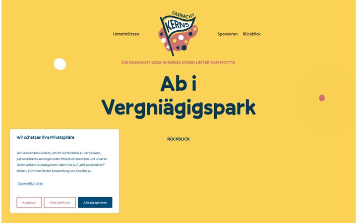 Screenshot of fasnacht-kerns.ch