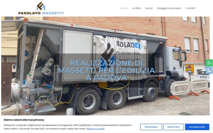 Screenshot of fasolatomassetti.com