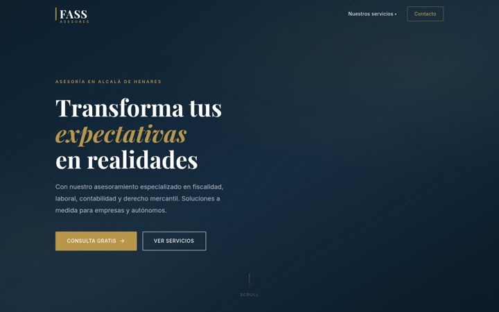 Screenshot of fass-asesores.com