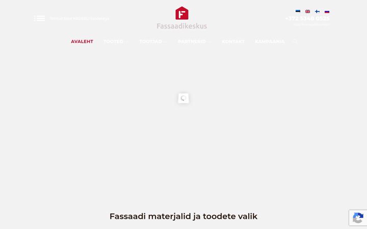 Screenshot of fassaadikeskus.ee