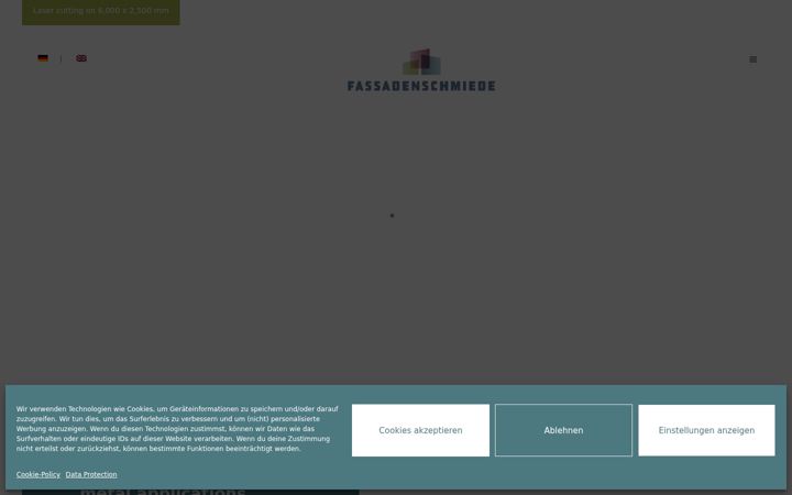 Screenshot of fassadenschmiede.com