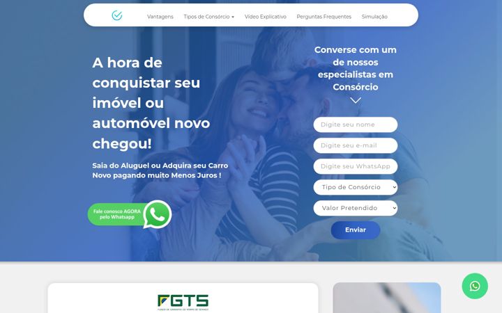 Screenshot of fassoliconsorcios.com.br