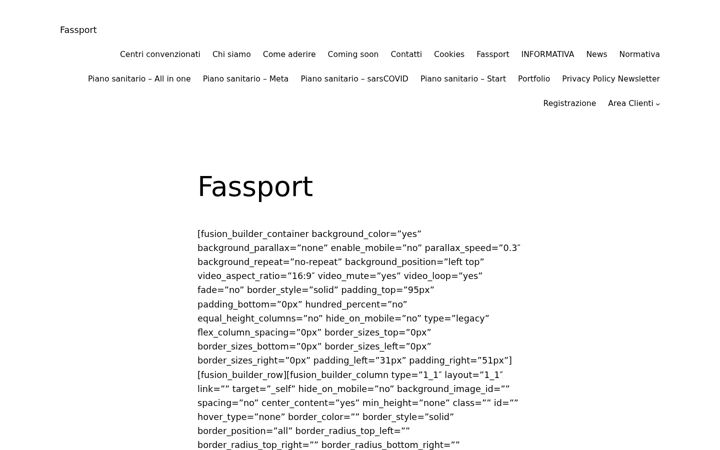 Screenshot of fassport.it