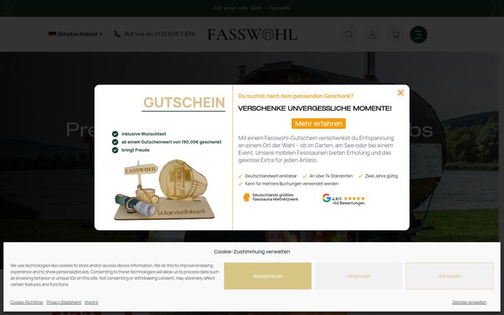 Screenshot of fasswohl.de