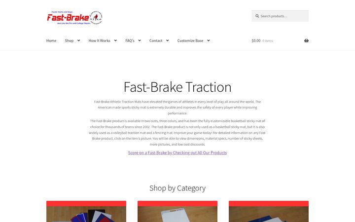 Screenshot of fast-brake.com
