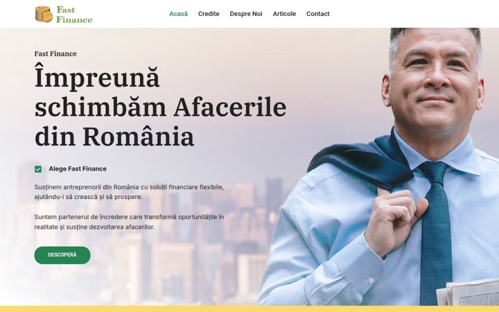 Screenshot of fast-finance.ro