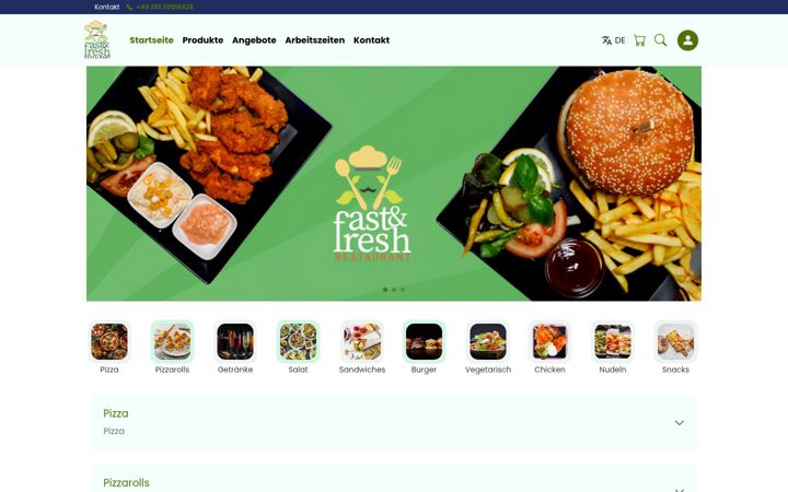 Screenshot of fast-fresh.de