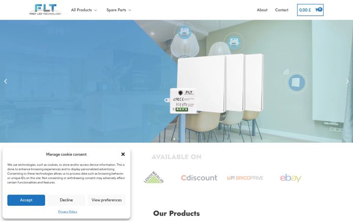 Zrzut ekranu fast-led.co.uk