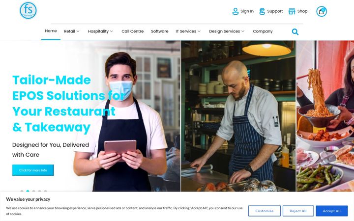Zrzut ekranu fast-shop.co.uk