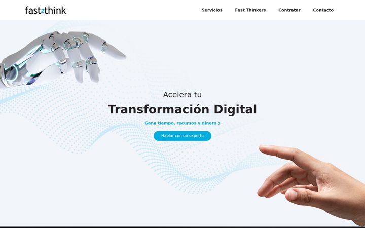 Screenshot of fast2think.com