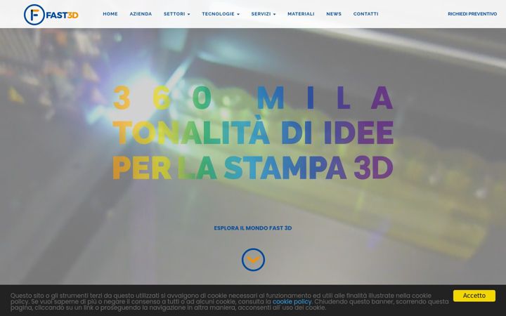 Screenshot of fast3d.it