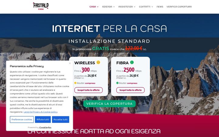 Screenshot of fastalp.it