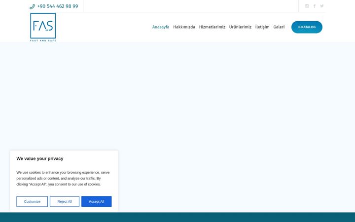 Screenshot of fastasarim.com